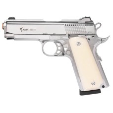 Стартовый пистолет KUZEY 911-SX#3 Shiny Chrome Plating/White Grips
