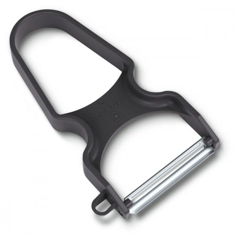 Овочечистка Victorinox Rapid пряме лезо Чорн. (109x65x13мм)