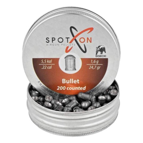 Пули пневматические Spoton Bullet кал. 5,5 мм, 1.6г, 200 шт
