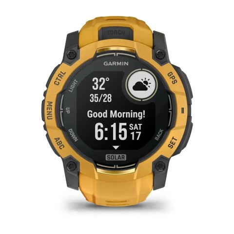 Смарт-годинник Garmin Instinct 3 (50 мм) Solar сонячний спалах/сірий