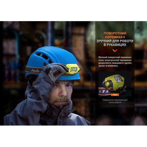 Ліхтар налобний Fenix WH23R з безконтактним датчиком