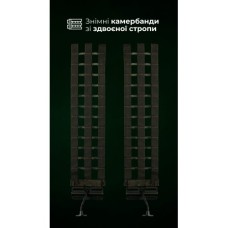 Скелетні камербанди для плитоноски “М4” XS-XL (2 шт | Пряжка АММ | Олива) ТМ Балістика