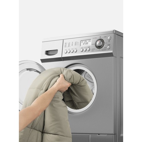 Спальний мішок з капюшоном із звичайним мішком для зберігання Naturehike M300 CNK2350WS023, зелений, правий