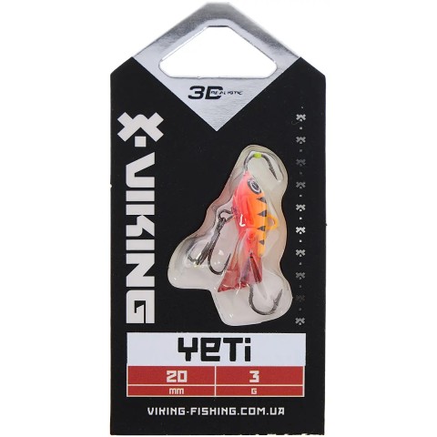 Балансир Viking Fishing Yeti Ice Jig 20mm 3.0g #15 Pink Moon