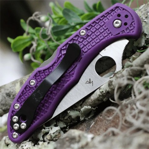Нож Spyderco Delica 4 Lightweight VG-10 FRN Purple