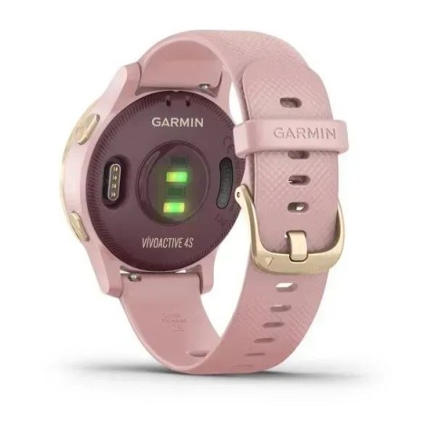Смарт-годинник Garmin vivoactive 4S припилено-рожевий зі світло-золотистим безелем