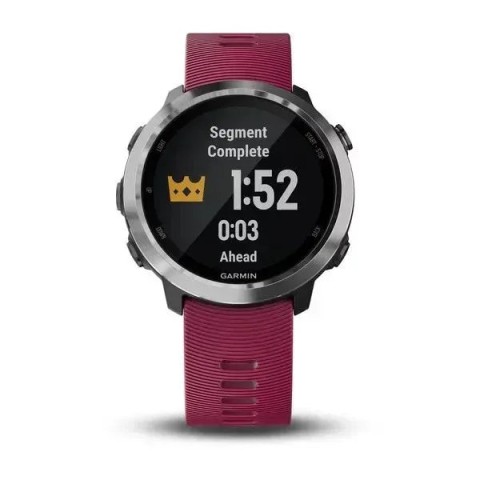 Смарт-годинник Garmin Forerunner 645 Music з вишневим ремінцем
