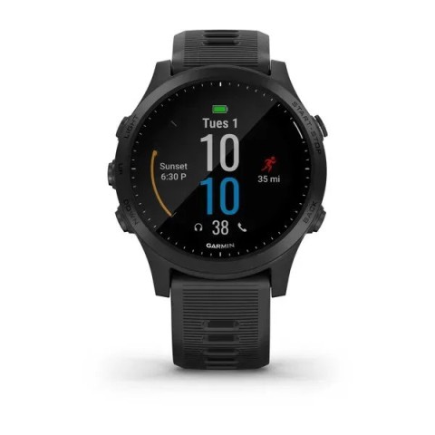 Смарт-годинник Garmin Forerunner 945 з чорним ремінцем
