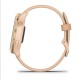 Фітнес годинник Garmin Vivoactive 6 Metallic Pink Dawn із силіконовим ремінцем 010-02985-03