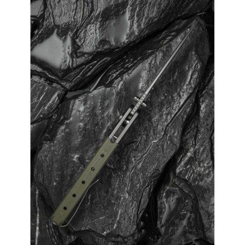 Ніж складаний туристичний Civivi Sentinel Strike II, (9.4 см) Nitro-V / Aluminum & FRN темно-зелений