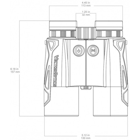 Бінокль з далекоміром Vector Optics Paragon 10x42 Rangefinder 2285 м