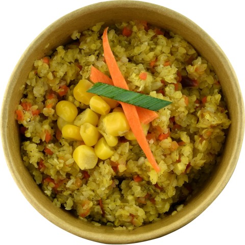 Кукурудзяна каша з овочами  Happy Elk прозора упаковка