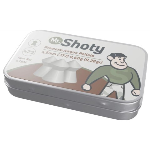 Пульки Umarex Mr. Shoty Premium 0,60гр. кал.4.5(.177) 425шт.