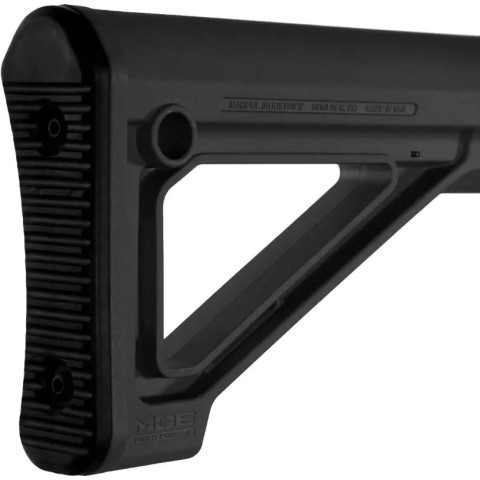 Приклад Magpul МОЕ фиксированый, Mil-Spec, на трубу AR15 ц:черный
