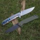 Ніж складаний туристичний Ruike P801-G, (8.6 см) 14C28N / G10 оливковий
