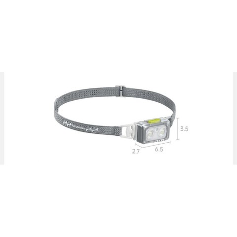 Ліхтар налобний Naturehike CNK2550ZM011, сірий