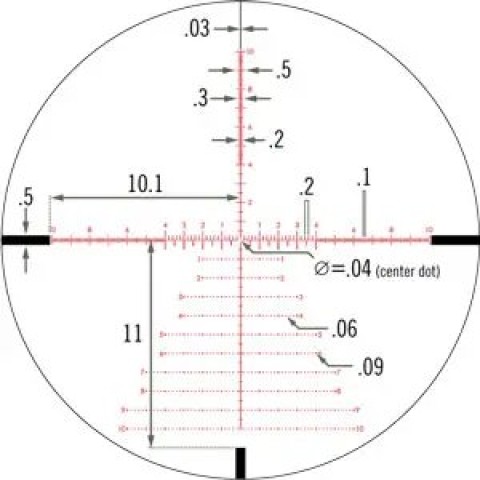 Прицел оптический Vortex Viper PST Gen II 5-25x50 FFP сетка EBR-7C MRAD с подсветкой
