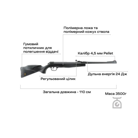 Винтовка пневматическая Umarex Browning X-Blade II GP