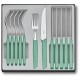 Набір кухонний Victorinox Swiss Modern Table Set 12шт з мятн. ручкою (6 ножів steak, 6 віделок)