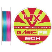 Шнур Select Basic PE Multicolor 150m #0.6/0.10mm 10lb/4.8kg