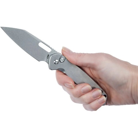 Ніж CJRB Pyrite Wharncliffe, AR-RPM9 Steel, Steel handle