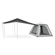 Намет чотиримісний автоматичний надувний із тентом Naturehike Ango CNK2550WS017, сірий