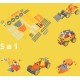 Конструктор гибкий OTAMANKO Грайко-збирайко 5-в-1 148 деталей
