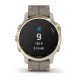 Смарт-часы Garmin fenix 6S Pro Solar Edition светло-золотистые с серым замшевым ремешком