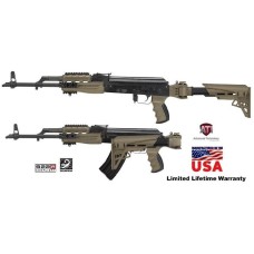 Тактический обвес ATI Strikeforce AK-47 / AK-74 / пример сложен с амортизацией Scorpion - Койот