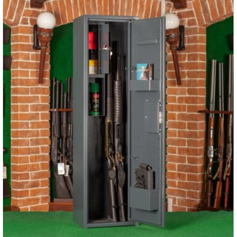 Сейф збройовий ШОС-1100, антрацитово-сірий