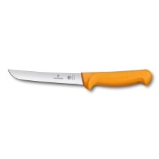 Нож кухонный обвалочный Victorinox Swib Boning, широкий, изогнутый, оранжевый, 16 см