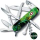 Ніж Victorinox Huntsman Zodiac 91мм,15функ ,Зелена дерев'яна змія