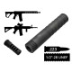Глушник розбірний 2в1 з ДГК AFTactical S44M24 M242 .223 1/2