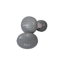 Гантели виниловые пара LiveUp VINYL  DUMBBELL EGG HEAD
