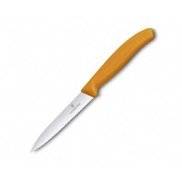Кухонний ніж Victorinox SwissClassic Paring лезо 10см хвил. з помар. ручкою