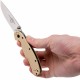 Нож Ontario Knife RAT II Linerlock D2 ц:desert tan
