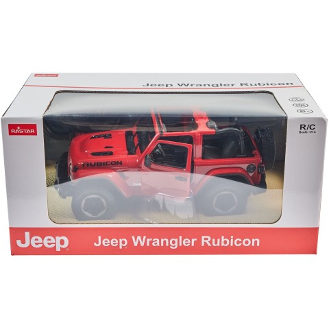 Машинка Rastar JEEP Wrangler Rubicon 1:14 Червоний