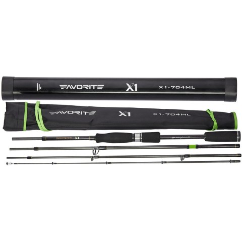 Спінінг Favorite X1 Travel 764MH 2.29m 10-32g Fast