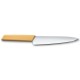 Кухонний ніж Victorinox Swiss Modern Carving лезо 19см з жовт. ручкою (блістер)