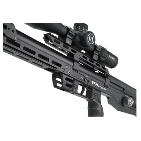 Пневматическая редукторная винтовка FX Airgun Leopard Black Sniper Tube .177 кал