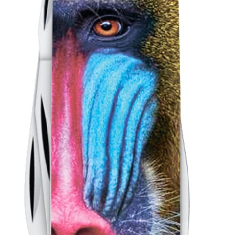 Ніж Victorinox Tinker Animal 91мм,12функ ,Мавпа Мандрил