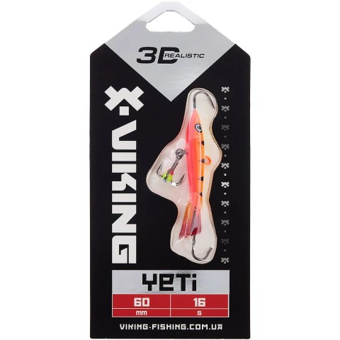 Балансир Viking Fishing Yeti Ice Jig 60mm 16.0g #15 Pink Moon