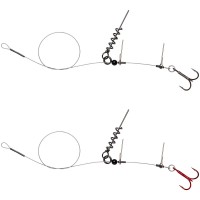 Оснастка Savage Gear Linethru Corkscrew Rig #2 30cm 22kg (2 шт/уп.)