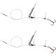 Оснастка Savage Gear Linethru Corkscrew Rig #2 30cm 22kg (2 шт/уп.)
