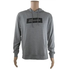 Реглан Savage Long sleeve hooded T-Shirt 2XL с капюшоном ц:серый