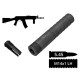 2в1 розбірний пбс+пламегас AFTactical S44F30, 5.45 мм, 14x1 Lh, WBP Jack Tactical