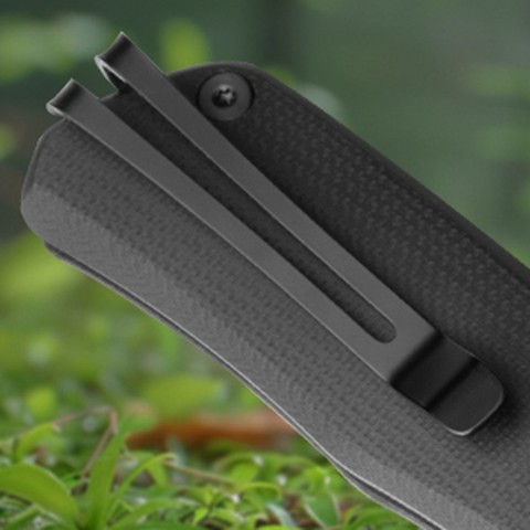 Ніж складаний туристичний Ruike P882-B, (8.5 см) 12С27 /  G10 чорний