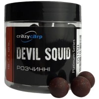 Бойли Розчиннi Crazy Carp Soluble Hookbaits 20мм Devil Squid 125g