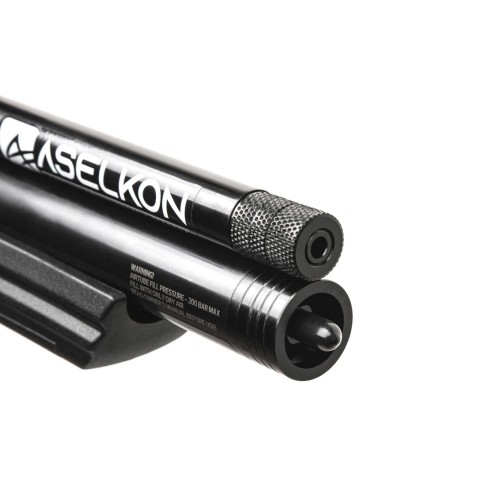 Пневматическая PCP винтовка Aselkon MX7-S Black кал. 4.5