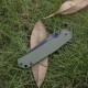 Ніж складаний туристичний Ruike P801-G, (8.6 см) 14C28N / G10 оливковий
